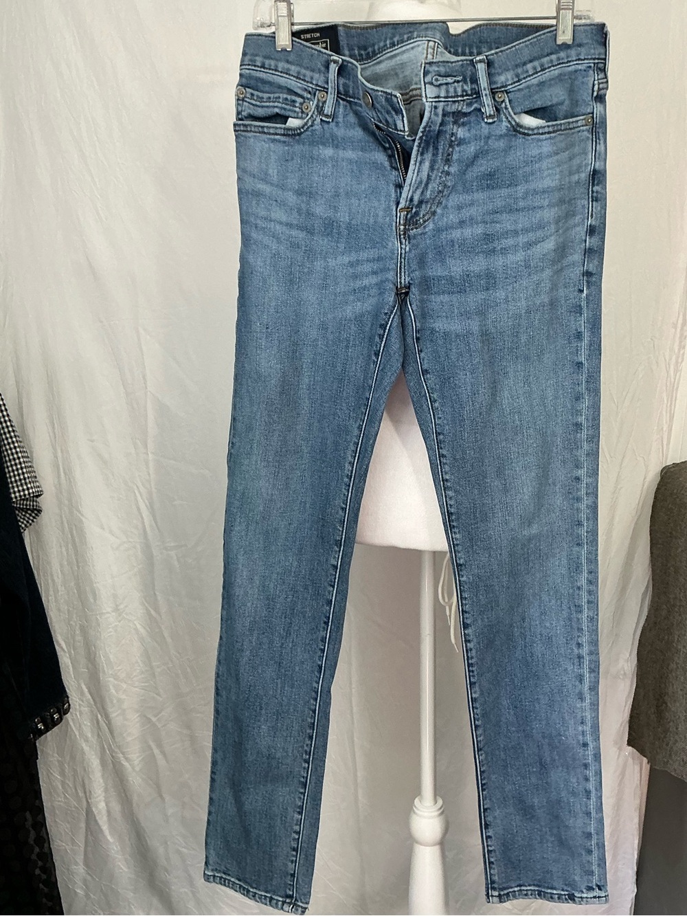 Abercrombie & Fitch Women's Light Blue Skinny Jeans